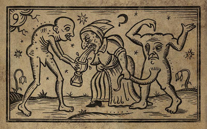 9. THE SICK WITCH. БОЛЬНАЯ ВЕДЬМА