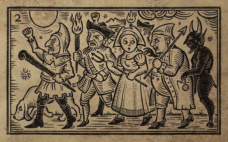 2. THE ANGRY MOB. ЗЛОБНАЯ ТОЛПА