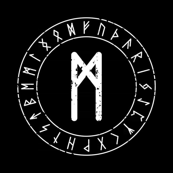МАННАЗ — ᛗ