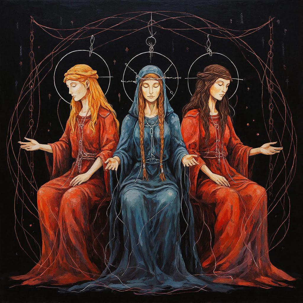 Норны — Урд, Верданди и Скульд: Ткачихи Судьбы